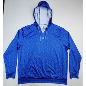 Iron Joc Hoodie Mens XL Blue Sweatshirt‎ Pullover Stretch Limited Use